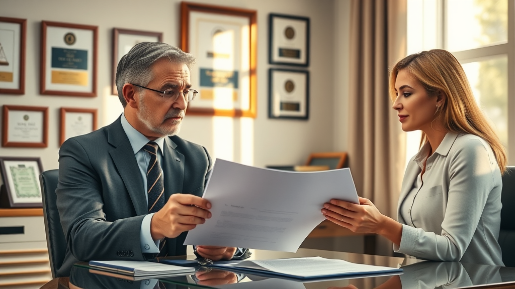 Real estate attorney in New England guiding first-time home buyers through contracts