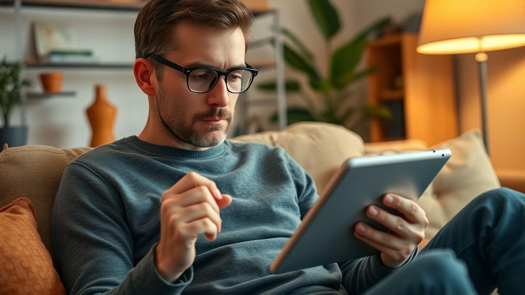engaged reader browsing authoritative blog building loyalty and silent engagement