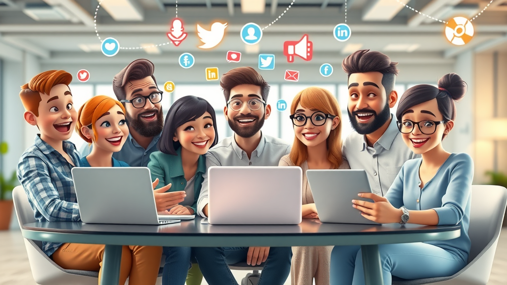 young Monmouthshire entrepreneurs collaborating on social media strategies for local business growth using monmouthshiremedia.com/business