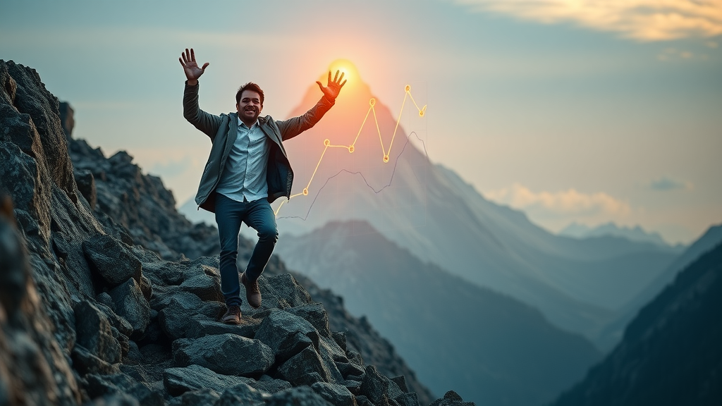 Website owner climbing out of stuck local optima towards higher digital search rankings