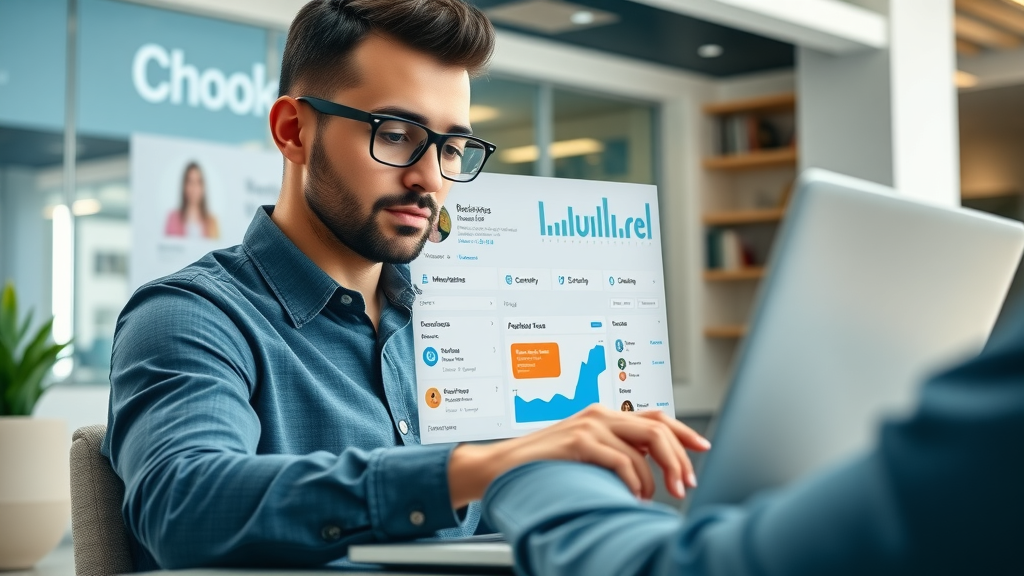 business profile optimization google business info update modern clean interface