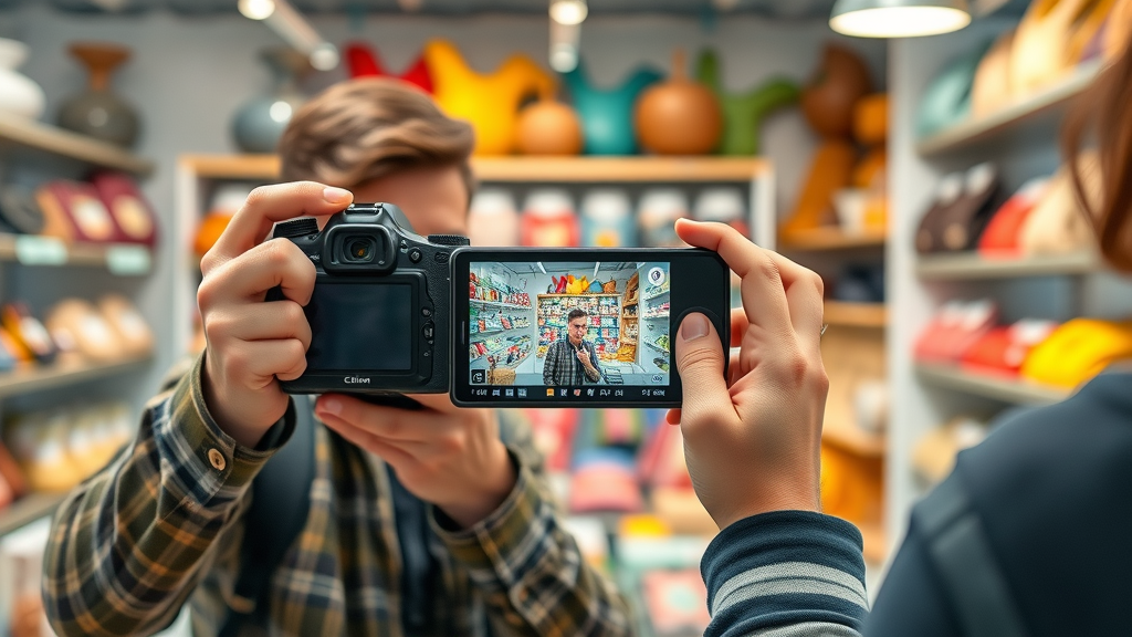 geo-tagged images local products local search photographer retail shop