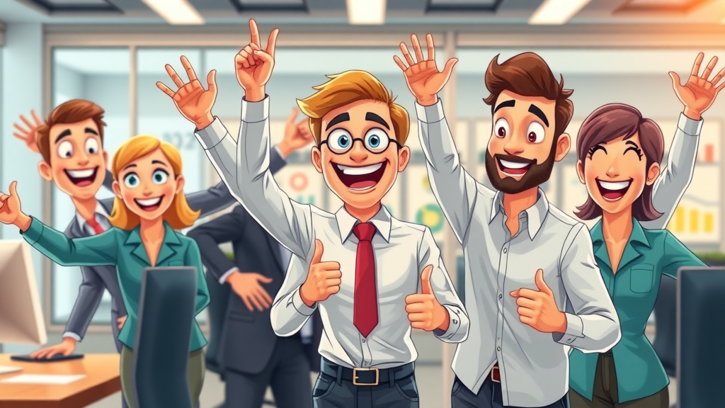 Sales team celebrating efficiency—workflow automation by AI phone agent