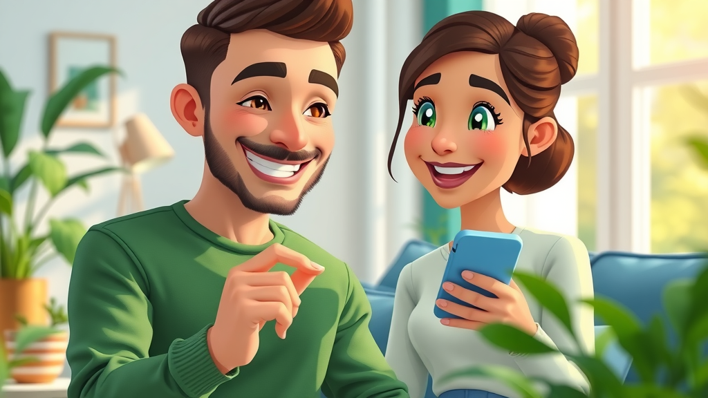 personalized video customer interacting with personalized video on smartphone