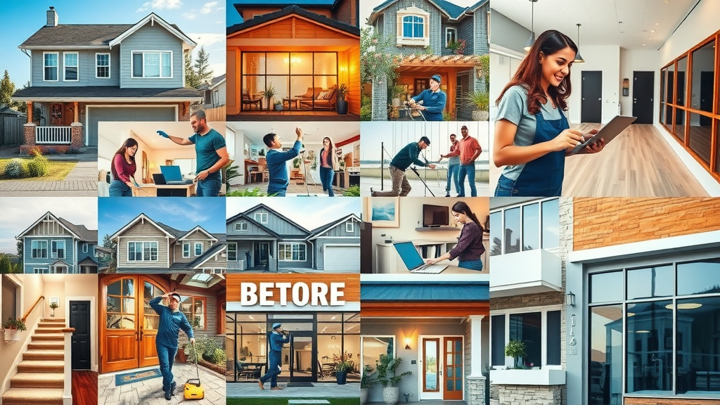 Collage of residential and commercial power wash results - panhandle power wash supply