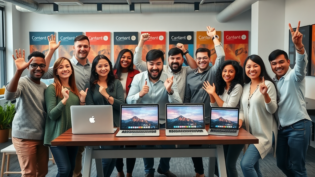 Award-winning content agency team at Capid Houser delivering quality outsourced content marketing solutions