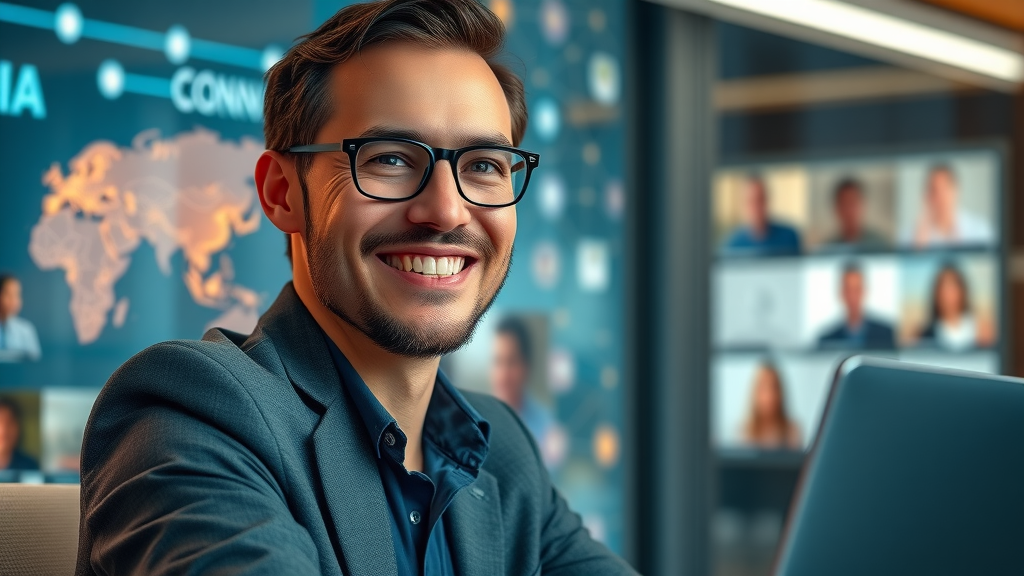 Digital coach using ai coaching assistant to connect with global clients online