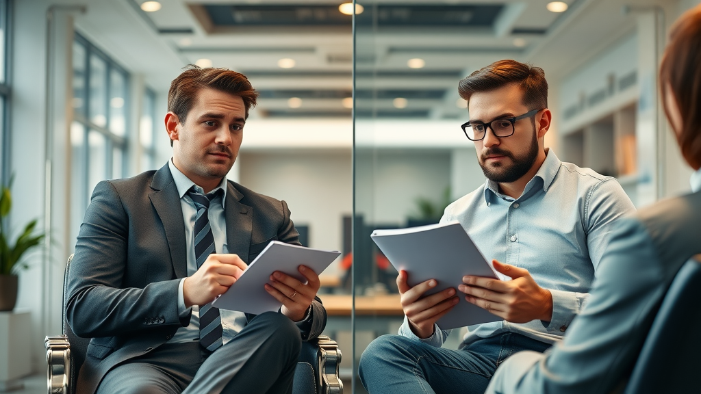 tire kickers to paying customers, split scene of engaged buyer and distracted tire kicker with sales rep