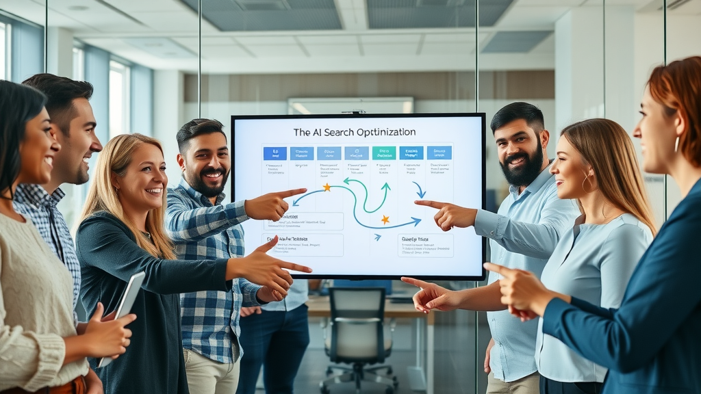 ai search optimization strategy home service website booking team session